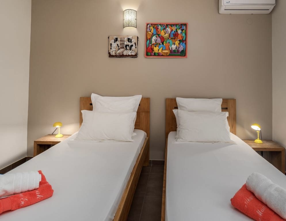 Chambre lits jumeaux
